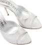 Casadei Glanzende Metallic Zilveren Muiltje Gray Dames - Thumbnail 5