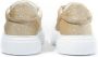 Casadei Gouden Leren Sneaker Vrouwen Stijlvol Yellow Dames - Thumbnail 4