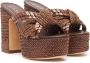 Casadei Heeled Mules Brown Dames - Thumbnail 2