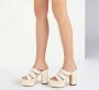 Casadei Heeled Mules White Dames - Thumbnail 6