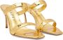 Casadei Heeled Mules Yellow Dames - Thumbnail 2