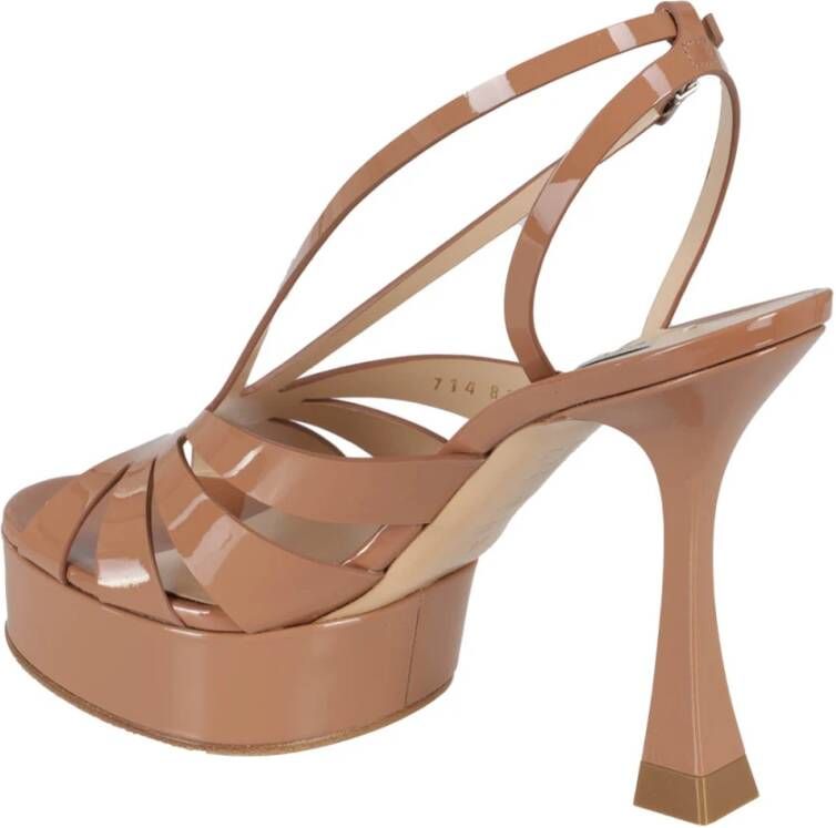 Casadei High Heel Sandals Brown Dames