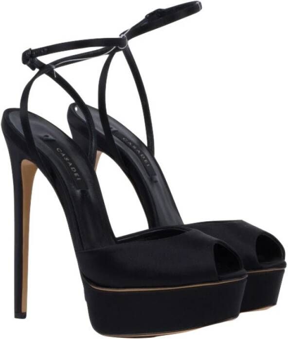 Casadei High Heel Sandals Zwart Dames