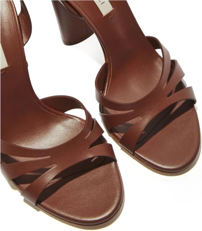 Casadei Hoge hak sandalen Brown Dames