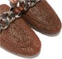 Casadei Ketting-Detail Vegan Leren Muiltjes Brown Dames - Thumbnail 5