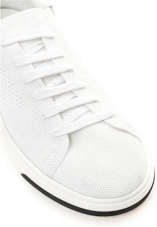 Casadei Klassieke Leren Sneaker White Dames