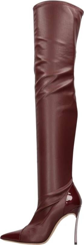 Casadei Laarzen Bordeaux Brown Dames