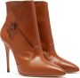 Casadei Enkellaarzen van ultrazacht leer Brown Dames - Thumbnail 5