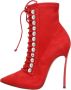 Casadei Laarzen Rood Red Dames - Thumbnail 2