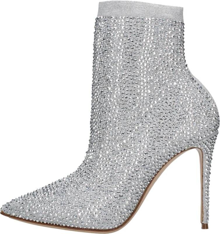 Casadei Laarzen Zilver Gray Dames