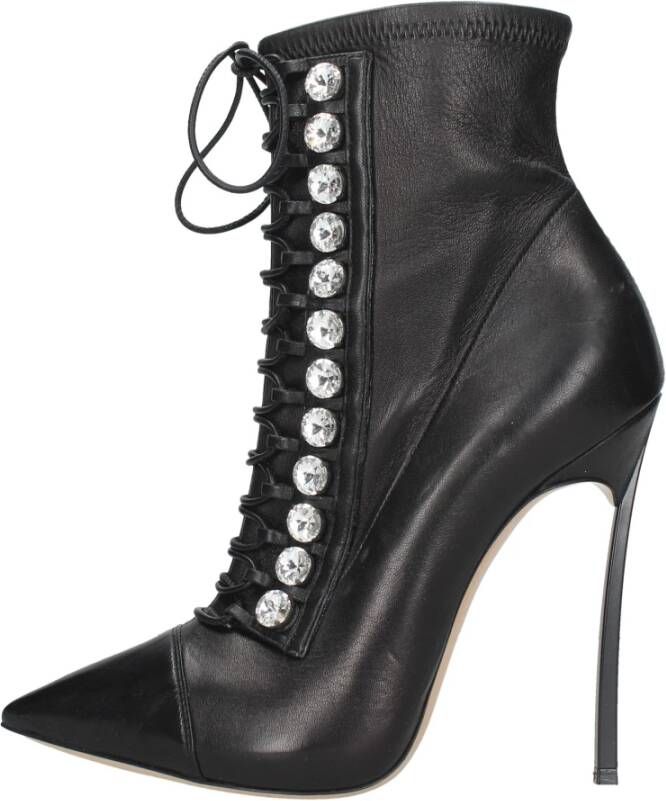 Casadei Laarzen Zwart Black Dames