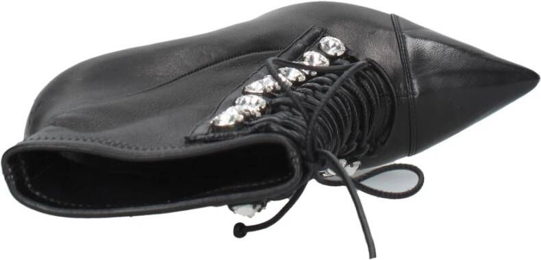 Casadei Laarzen Zwart Black Dames