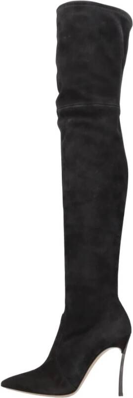 Casadei Laarzen Zwart Black Dames