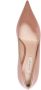 Casadei Lakleren Puntige Neus Stiletto Hak Beige Dames - Thumbnail 4