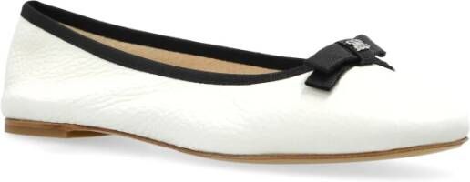 Casadei Leren balletflats Beige Dames