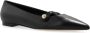 Casadei Leren balletflats Black Dames - Thumbnail 4