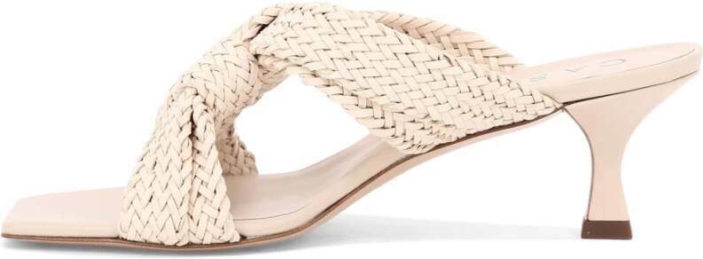 Casadei Leren Dama Sandalen Pink Dames