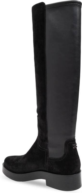 Casadei Leren laarzen Black Dames