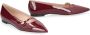 Casadei Leren puntige balletflats Red Dames - Thumbnail 2