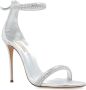 Casadei Leren sandalen met hak Gray Dames - Thumbnail 4