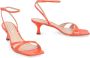 Casadei Leren sandalen met verstelbare enkelband Orange Dames - Thumbnail 2