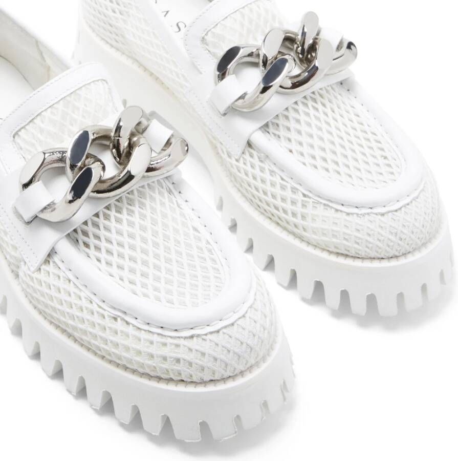 Casadei Mesh Loafers White Dames