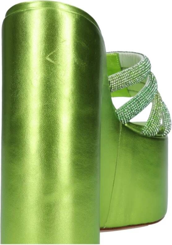 Casadei Met hak groen Green Dames