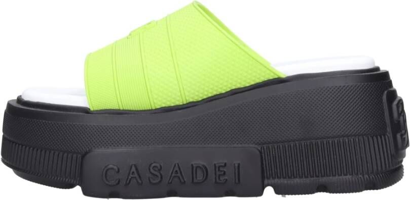 Casadei Met hak groen Green Dames