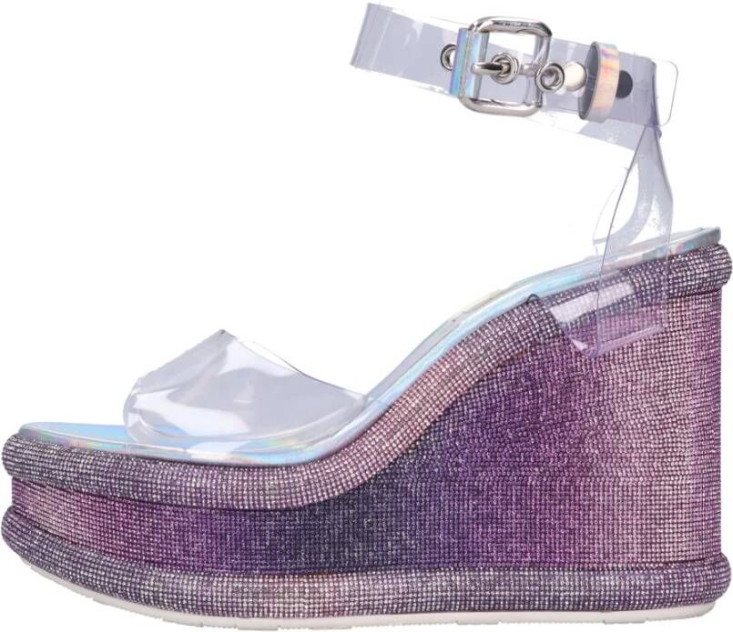 Casadei Met hak lila Multicolor Dames