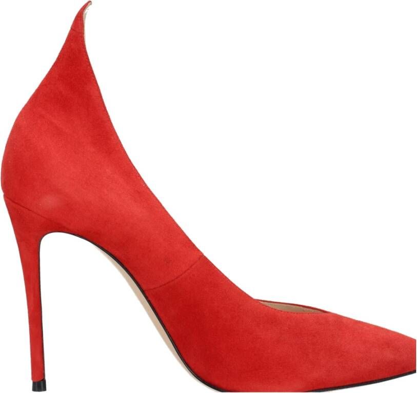 Casadei Met Hak Rood Red Dames