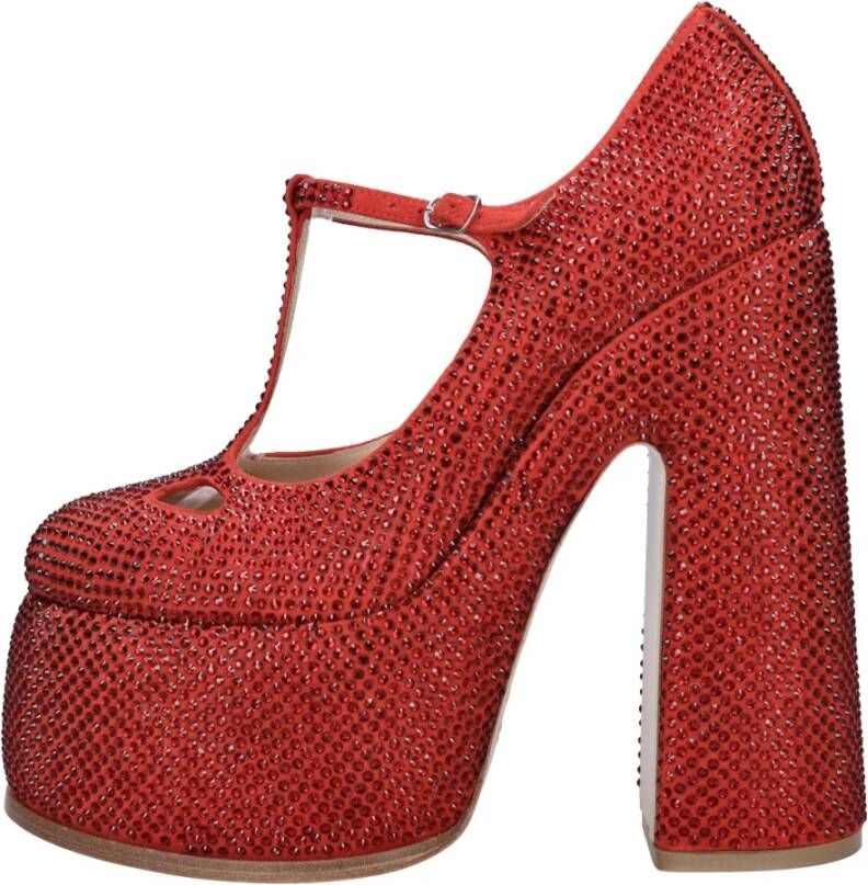 Casadei Met Hak Rood Red Dames