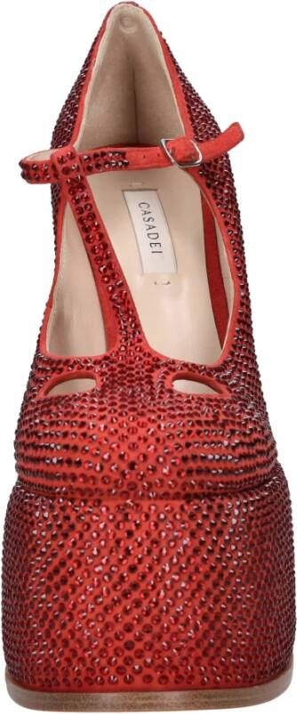 Casadei Met Hak Rood Red Dames