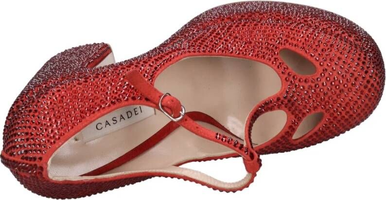 Casadei Met Hak Rood Red Dames