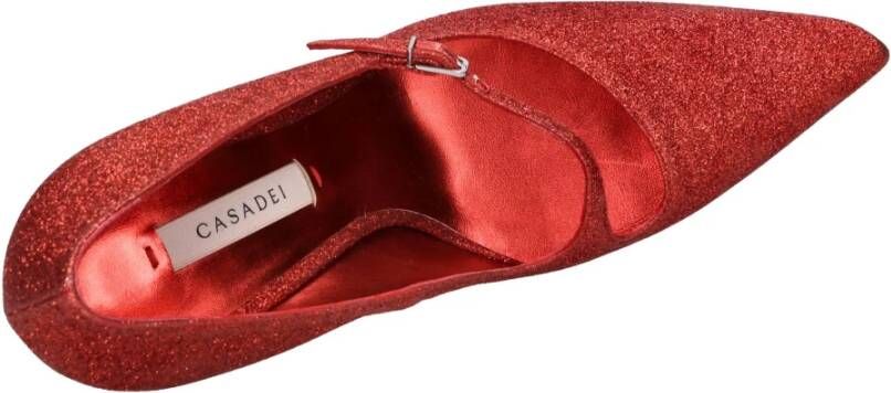 Casadei Met Hak Rood Red Dames