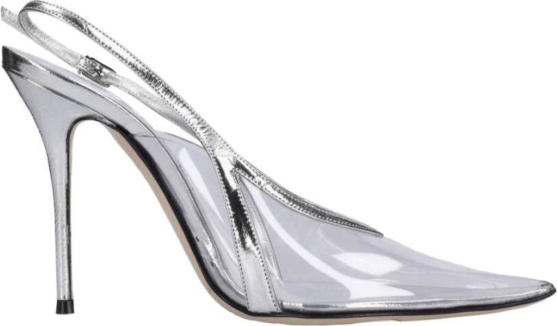 Casadei Met Hak Zilver Gray Dames