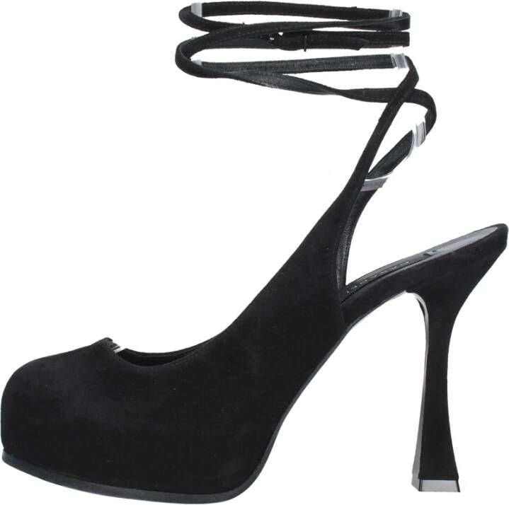 Casadei Met hak zwart Black Dames