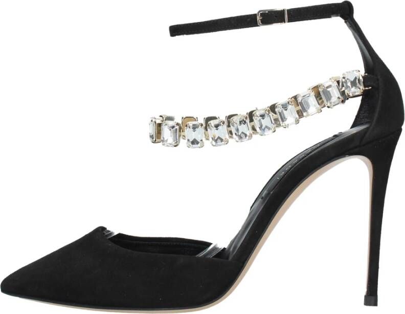 Casadei Met hak zwart Black Dames