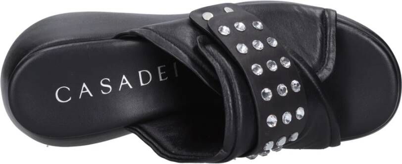 Casadei Met hak zwart Black Dames