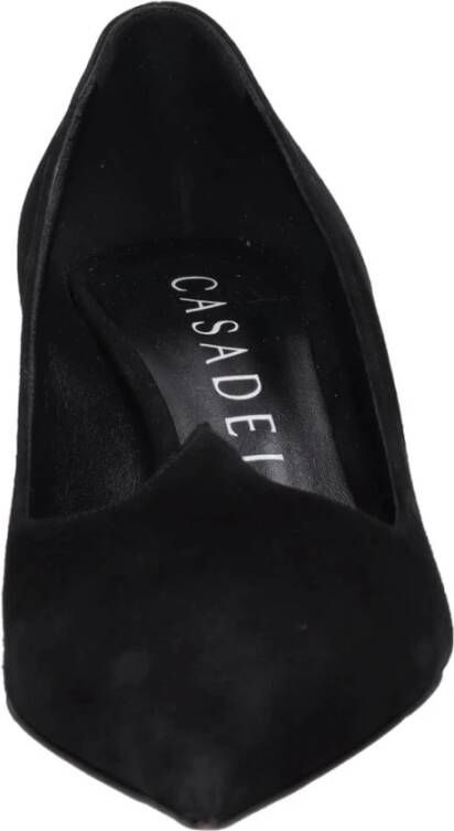 Casadei Met Hak Zwart Black Dames