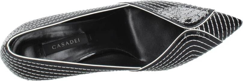 Casadei Met hak zwart Black Dames