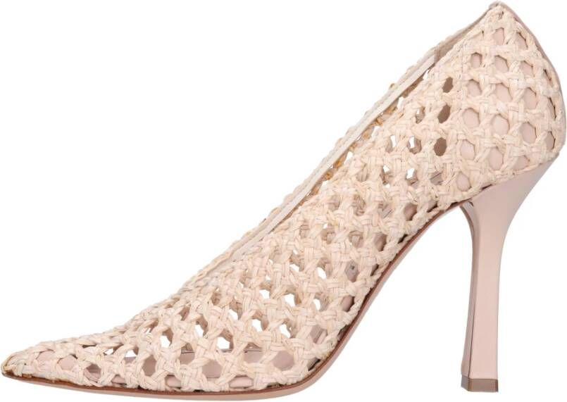 Casadei Met hielcrème Beige Dames