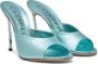 Casadei Metallic Lagoon Blade Flash Mule Blue Dames - Thumbnail 2