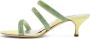 Casadei Groene Hollywood sandalen met hak en kristalversieringen Green Dames - Thumbnail 3