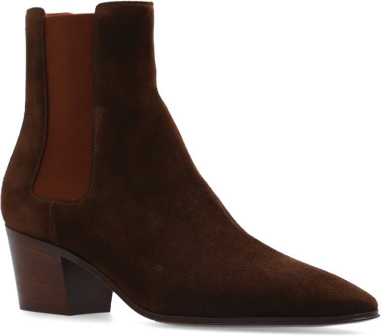 Casadei Nomad Booties Brown Dames