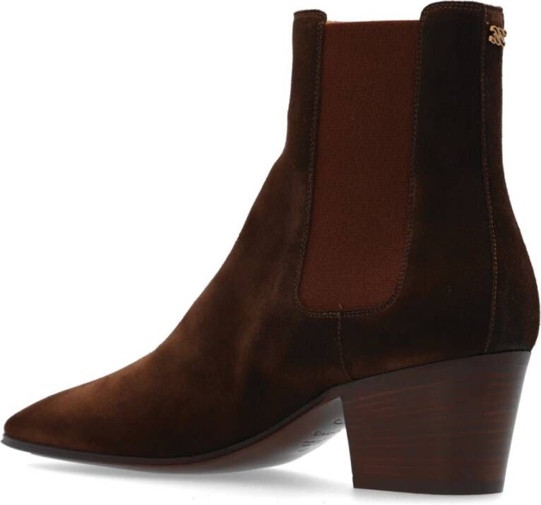 Casadei Nomad Booties Brown Dames