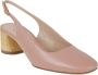 Casadei Nude Leren Slingback Sandalen Cleo Emily Beige Dames - Thumbnail 2