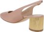 Casadei Nude Leren Slingback Sandalen Cleo Emily Beige Dames - Thumbnail 3