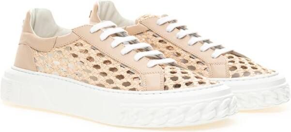 Casadei Off Road Sneaker Versilia Beige Dames