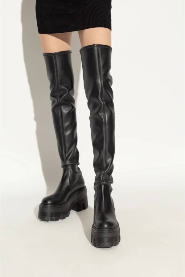 Casadei Over-de-knie-laarzen Lab Black Dames