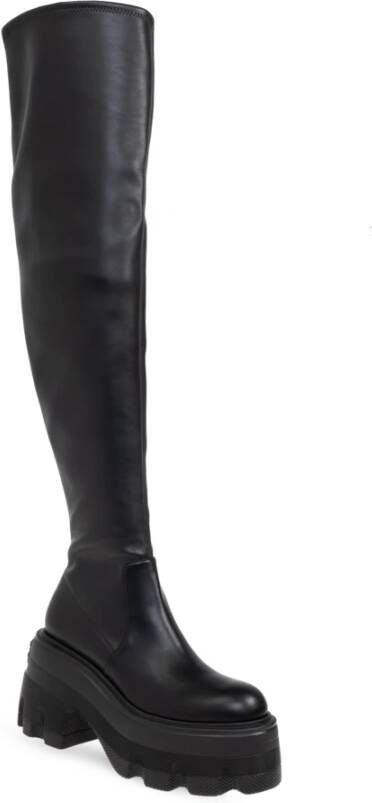 Casadei Over-de-knie-laarzen Lab Black Dames